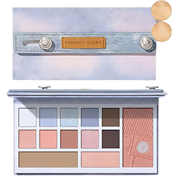 Paleta de Sombras Explorer Perfect Diary - 12 Cores de Alta Pigmentação