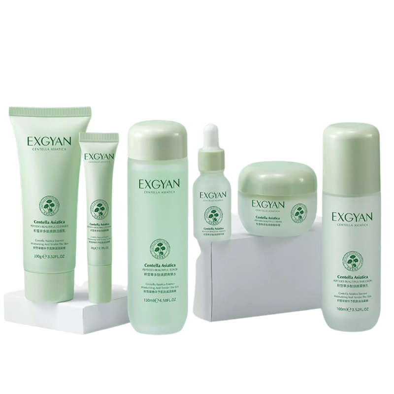 Kit Completo de Rejuvenescimento com Centella Asiática e Polipeptídeos