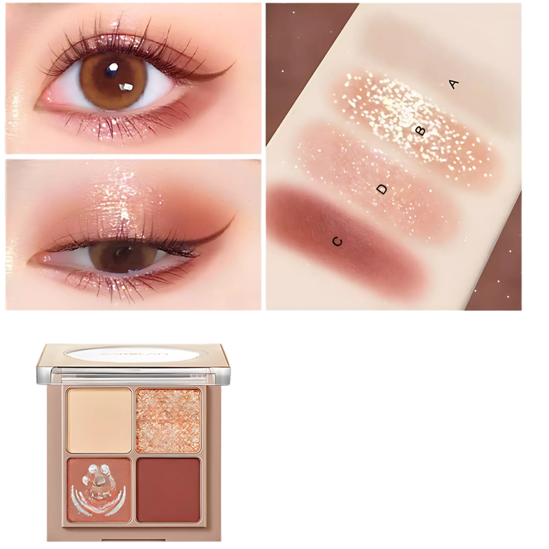 Paleta de Sombras Multifuncional - Realce Sua Beleza com Sofisticação e Versatilidade