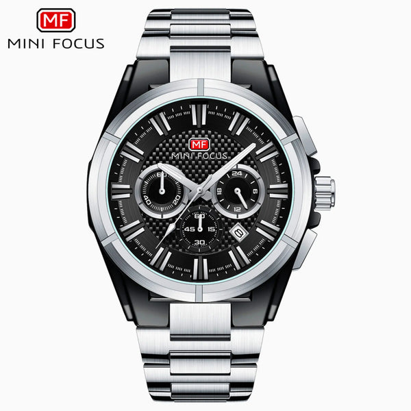 Relógio Masculino Analógico MINIFOCO MF0495G - Cronógrafo com Design Elegante