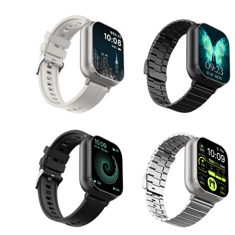 Relógio Digital  Inteligente Com Fones de Ouvido Integrados Smartwatches Conectividade e Estilo